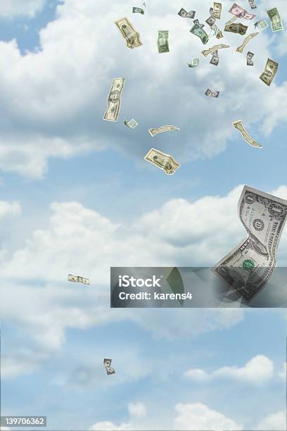 Windfall Stock Photo - Download Image Now - Pennies from Heaven, Outdoors, Sky