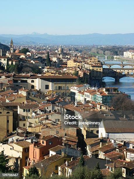 Wohngebiet Von Florenz Stockfoto und mehr Bilder von Brücke - Brücke, Florenz - Italien, Fluss
