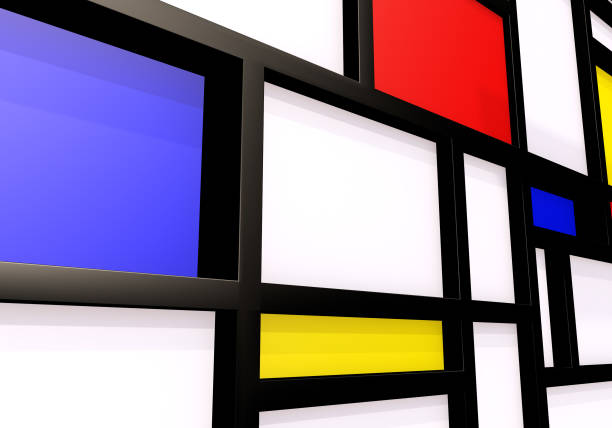 istock Abstract background with modernist wall or shelves 1397064777