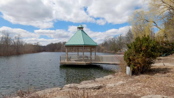 13-May-2022, Miton, Ontario, Canada, Mill pond