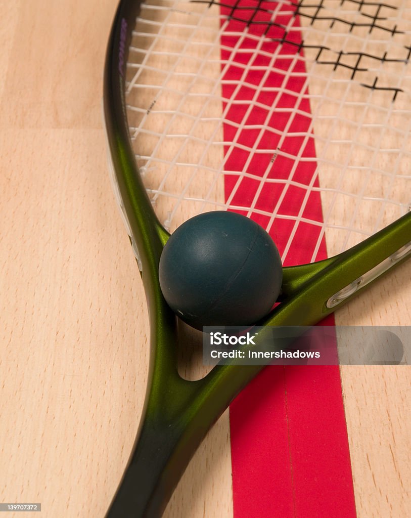 스쿼시 라켓과 ball - 로열티 프리 스쿼시-라켓 스포츠 스톡 사진