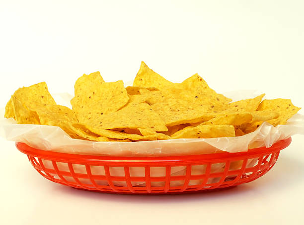 tortilla chips stock photo