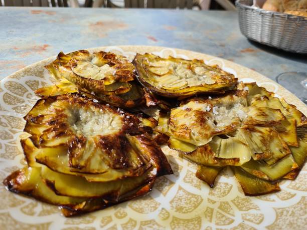 istock Candied artichoke dish 1397076115