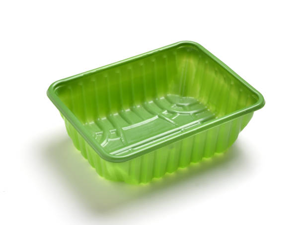 istock Green Recyclable Fresh Food Plastic Tray 1397077043