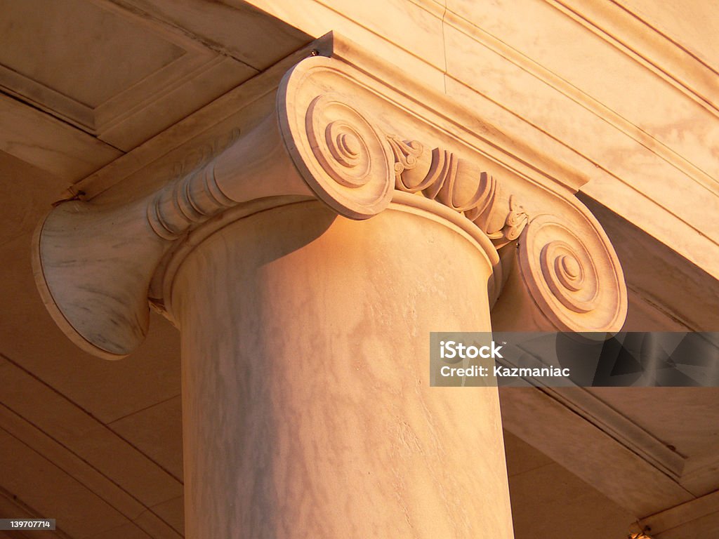 Jefferson Memorial coluna - Foto de stock de Arquitetura royalty-free