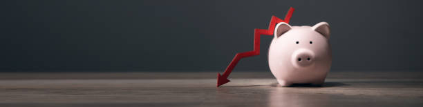 istock piggy bank and arrow down 1397077812