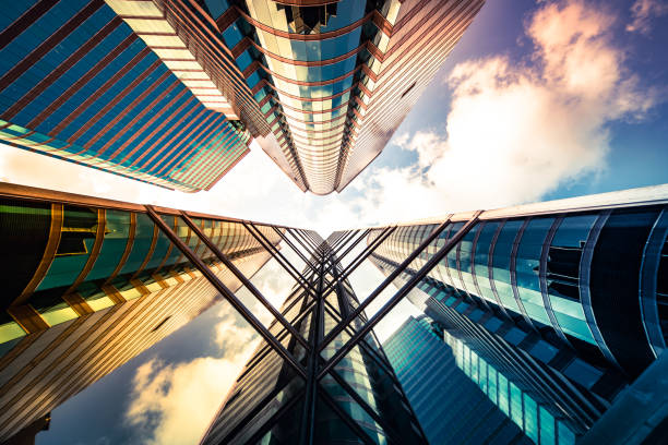 istock Architecture details Modern Building Glass facade Exterior 1397078966