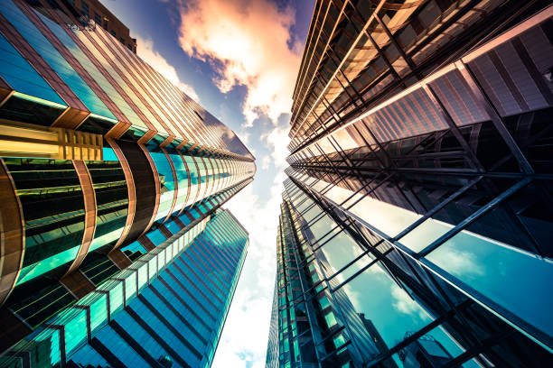 istock Architecture details Modern Building Glass facade Exterior 1397078972