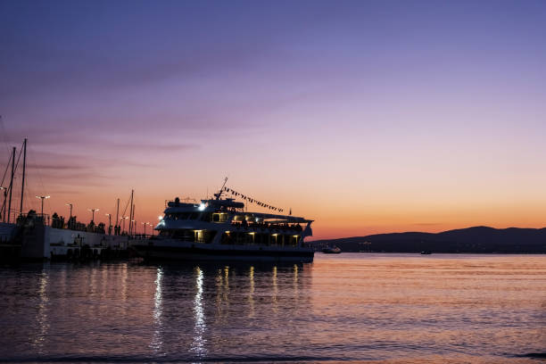 istock Sunset in the harbor 1397079066