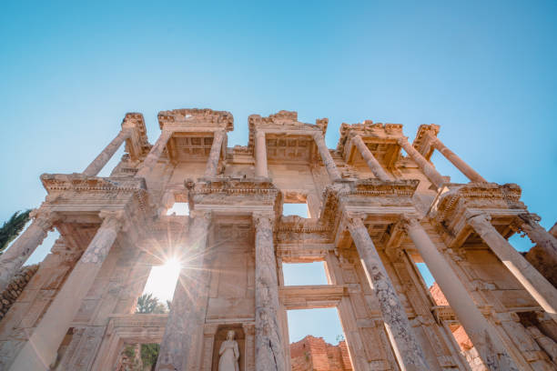 istock Library of Celsus in Ephesus Ancient City 1397079984