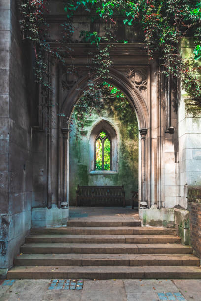St. Dunstan in the East Courtyard, London