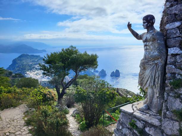 istock Emperor Augustus Statue on Monte Solaro, Capri, Italy 1397080083