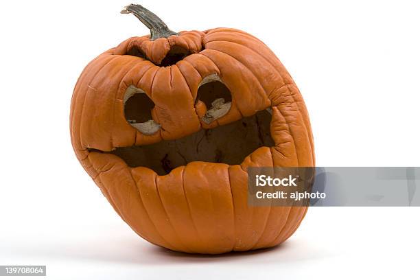 Old Jackolantern Stock Photo - Download Image Now - Jack O' Lantern, Carving - Craft Product, Dried Plant