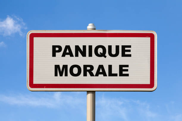 istock Moral panic - French entry city sign 1397080802