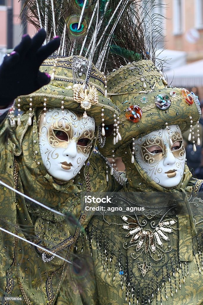 Venice - Mask - Carnival Actor Stock Photo