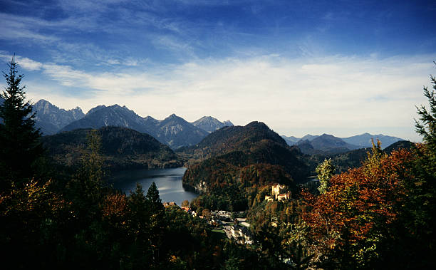 istock Alpine View and Castle Hohenschwangau 139708319