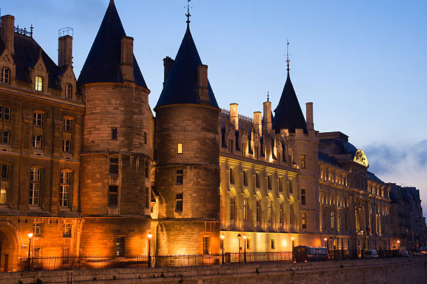 istock The Conciergerie at dusk 139708506
