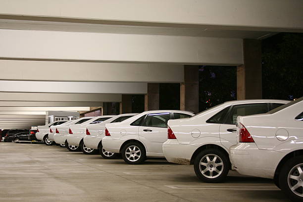 row of same cars
