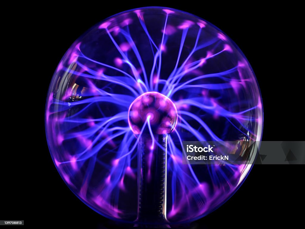 Plasma Lamp The Different Works Of Electricity Stock Photo - Download Image Now - iStock