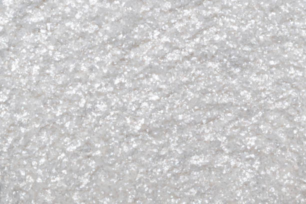 istock Blurred white glitter background. Sparkling and shimmering texture. 1397088761
