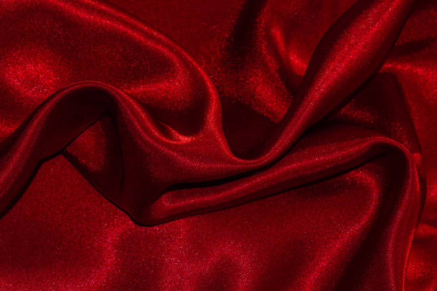 istock Photo of bloody red draped textile material. 1397088770