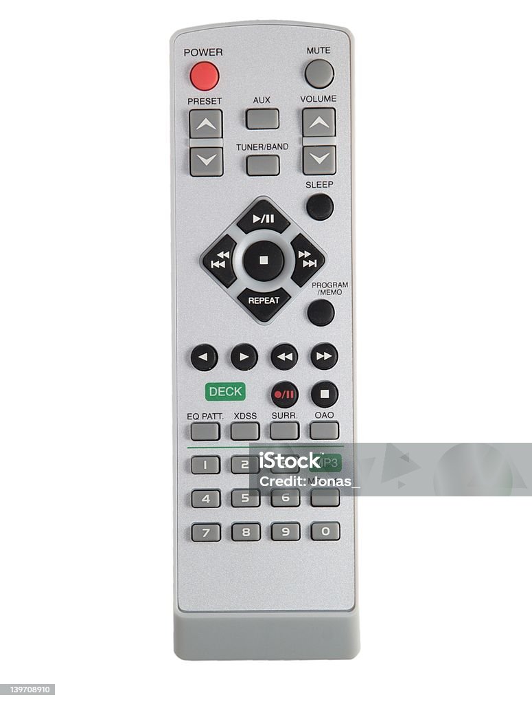 Con televisor de control remoto - Foto de stock de Botón pulsador libre de derechos