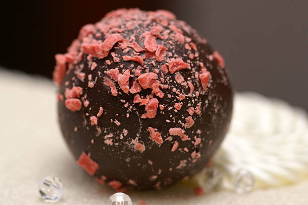 Raspberry Truffle 2 stock photo