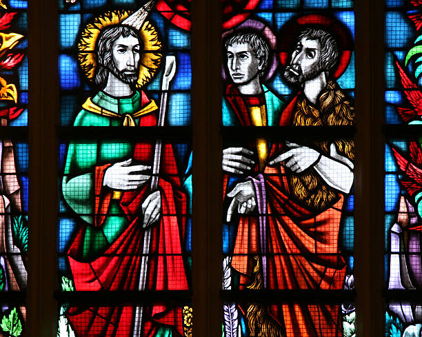 istock Apostles in Church glass 139709100
