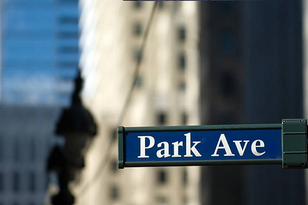 Park Avenue stock photo