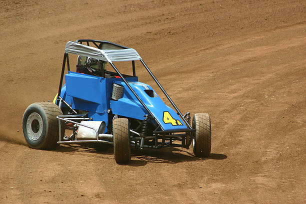 istock Stock car racing cart 139709651