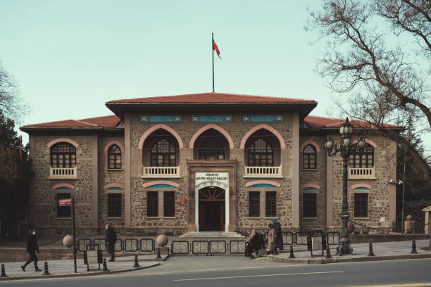 Old Grand National Assembly of Turkey stock photo