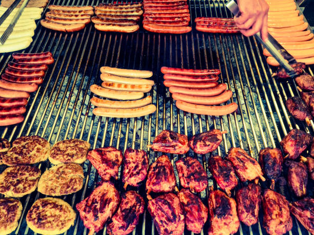 istock grilled meat, rosticcini and sausage 1397102399