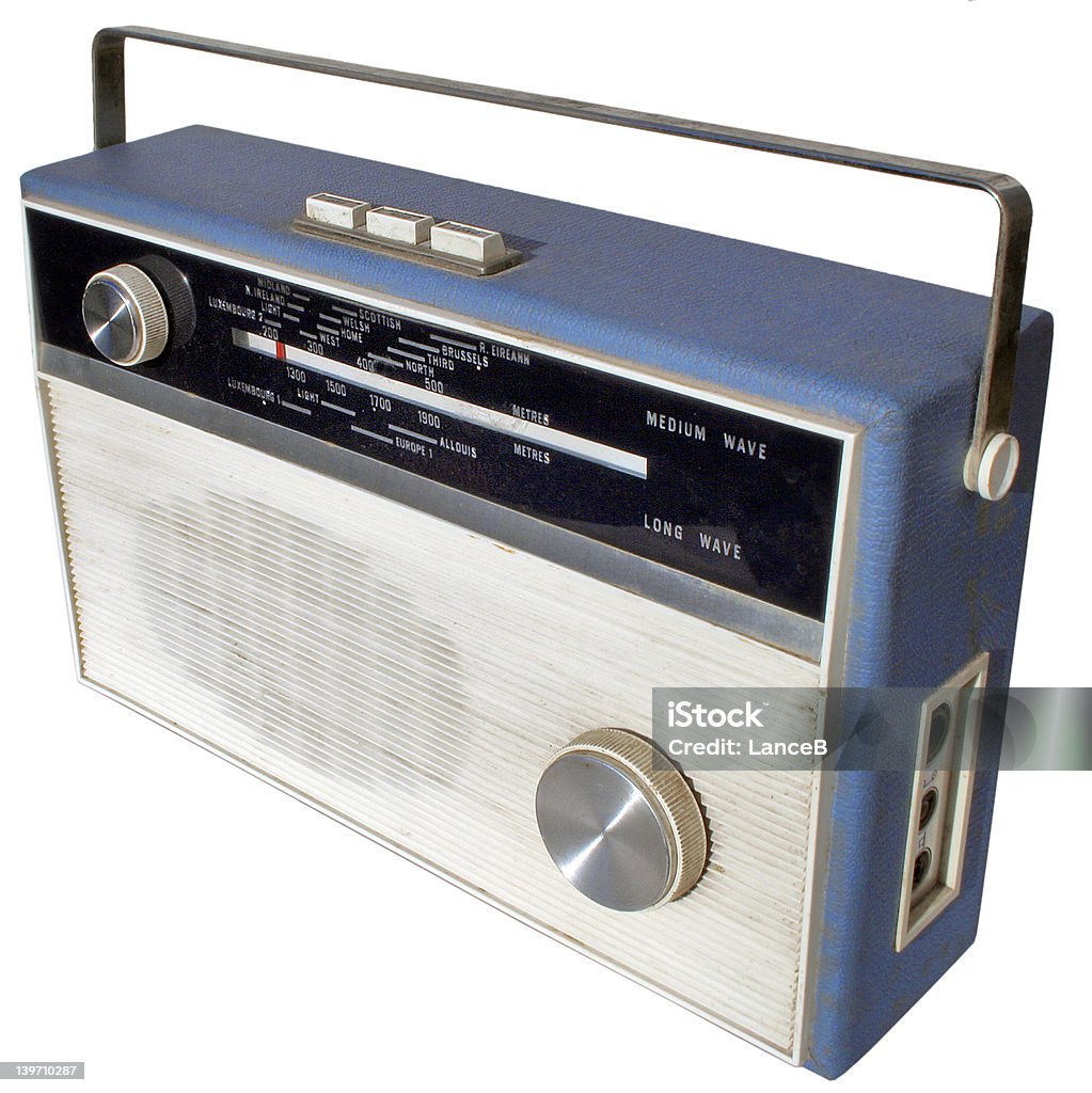 Retro rádio - Foto de stock de Adulação royalty-free