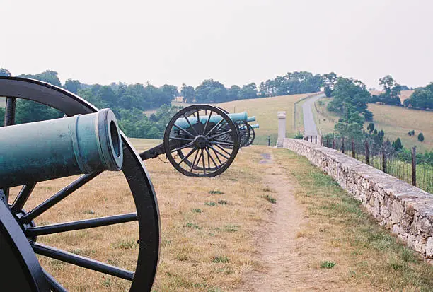 Cannon's at Antietam National battlefield in Maryland.