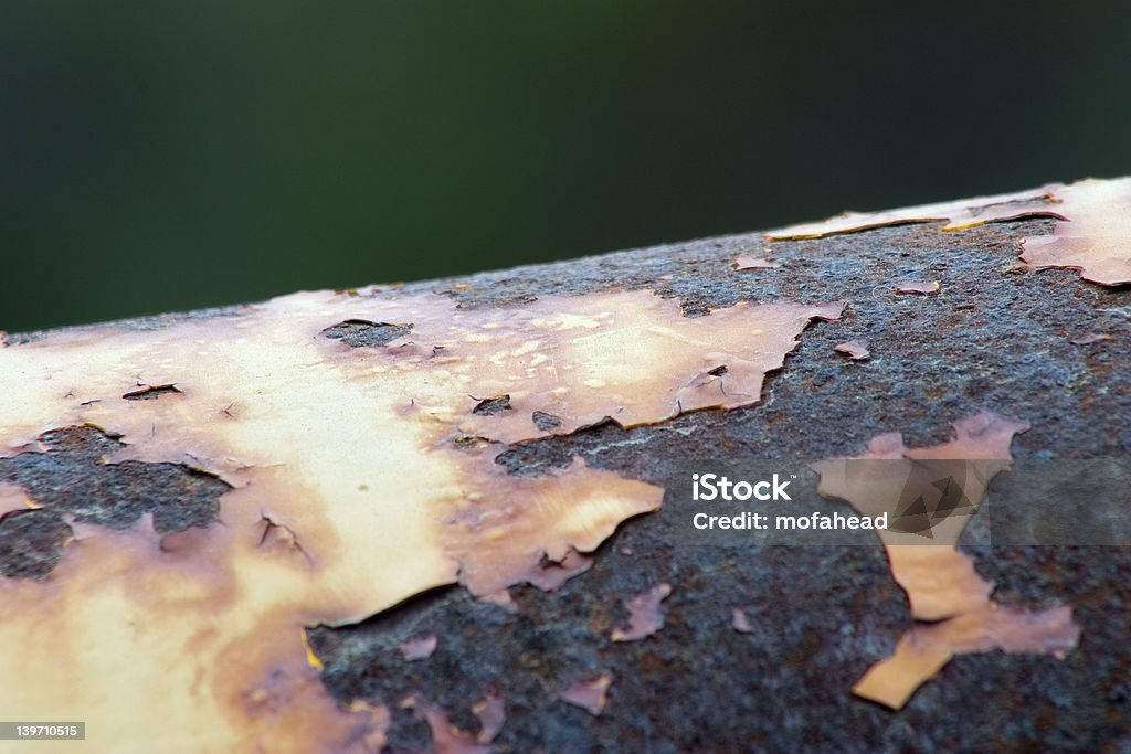 detail der rostige Metall post mit Farbe chippings - Lizenzfrei Abstrakt Stock-Foto