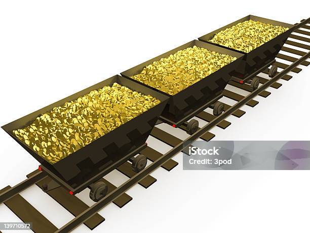 Gold Münzen1 Stockfoto und mehr Bilder von Behälter - Behälter, Bergbau, Container