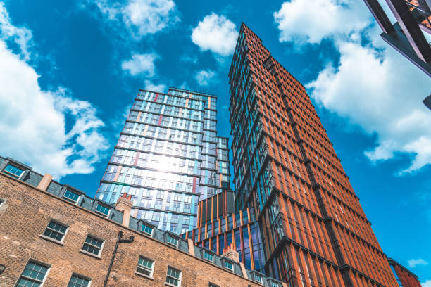 istock Modern office building detail, London 1397107622