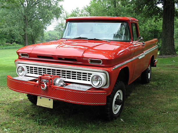 istock Big red pickup truck 139710809