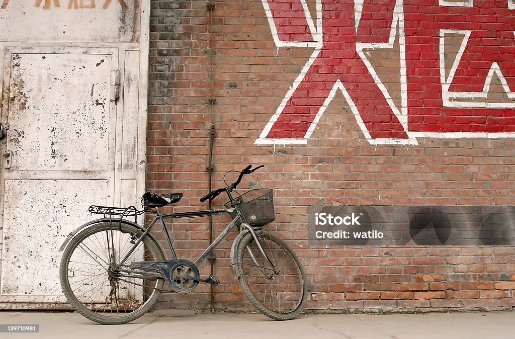 Bicicleta Chinês - Royalty-free Abandonado Foto de stock