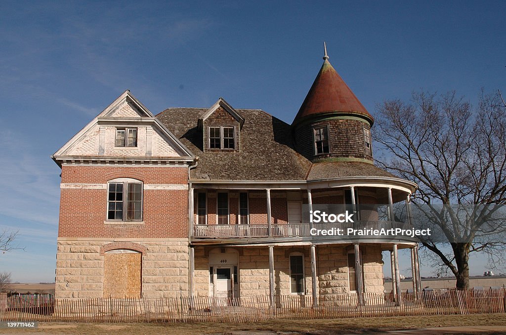 abandoned 2 abandoned victorian house House Stock Photo