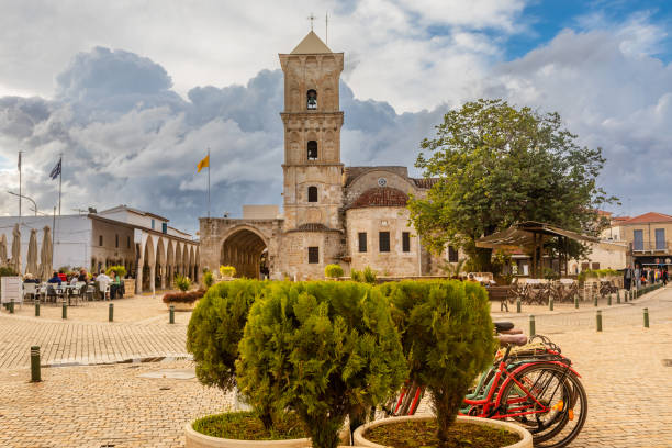 ortodox-kirche des heiligen lazarus, larnaca, zypern - cypriot culture stock-fotos und bilder