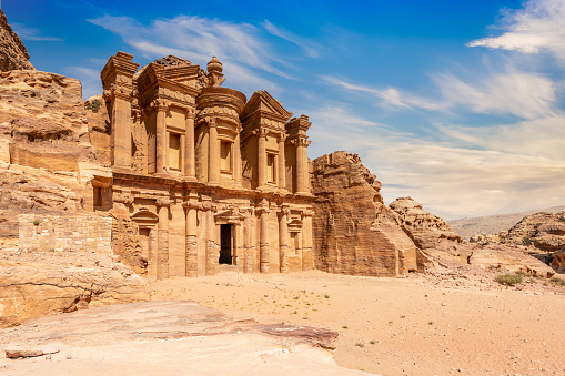 Petra is an ancient city in southern Jordan. Dates back to 4th century BC.