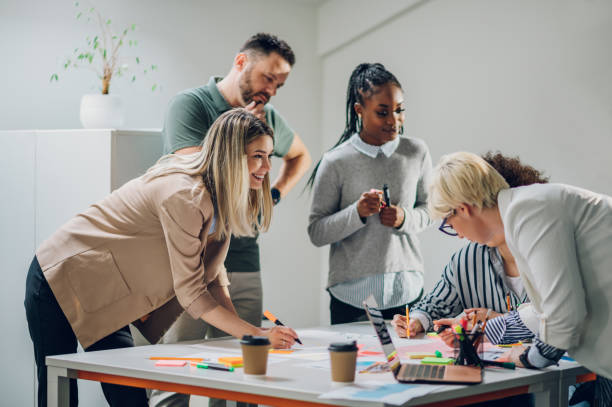 istock Multiracial business team on a meeting in a modern bright office 1397117396