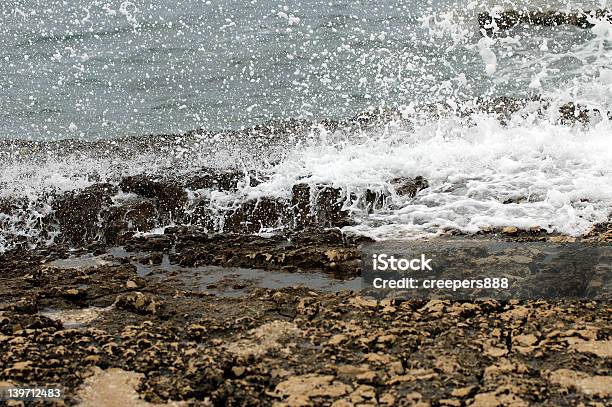 Splattering Breaker 2 Stock Photo - Download Image Now - Abstract, Backgrounds, Beach