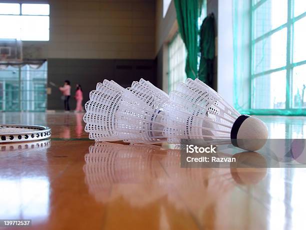 Badminton Indoor Stock Photo - Download Image Now - Badminton - Sport, Corridor, Flooring