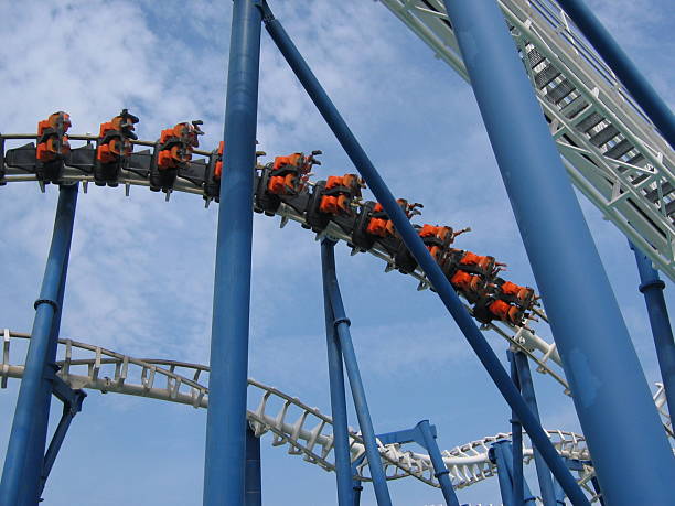 Roller ride stock photo