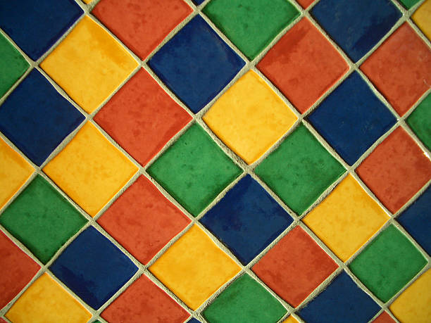 Mosaico colorido - fotografia de stock