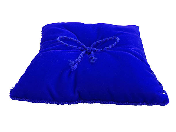 istock blue cushion on white fond 139712812