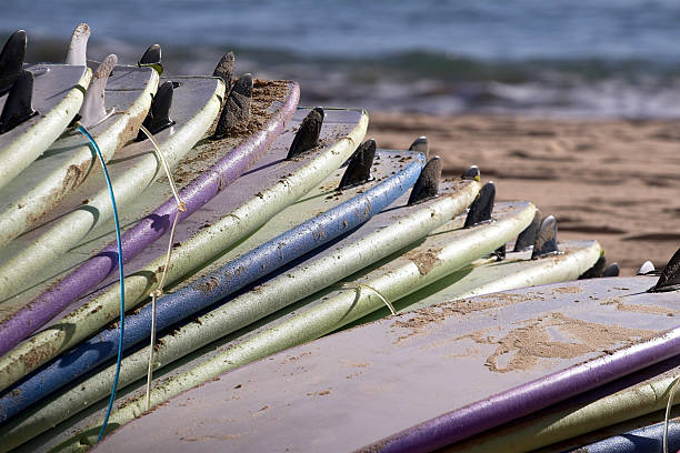 Surfboards stock photo