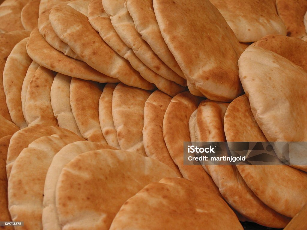 Pão no mercado do Médio Oriente - Royalty-free Abundância Foto de stock